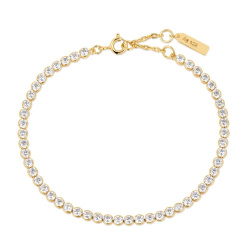 Ania Haie Vergoldet  Row Bezel Set Armband